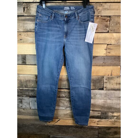 Amazon Essentials Women’s Skinny Jeans Size 14long - Picture 1 of 5